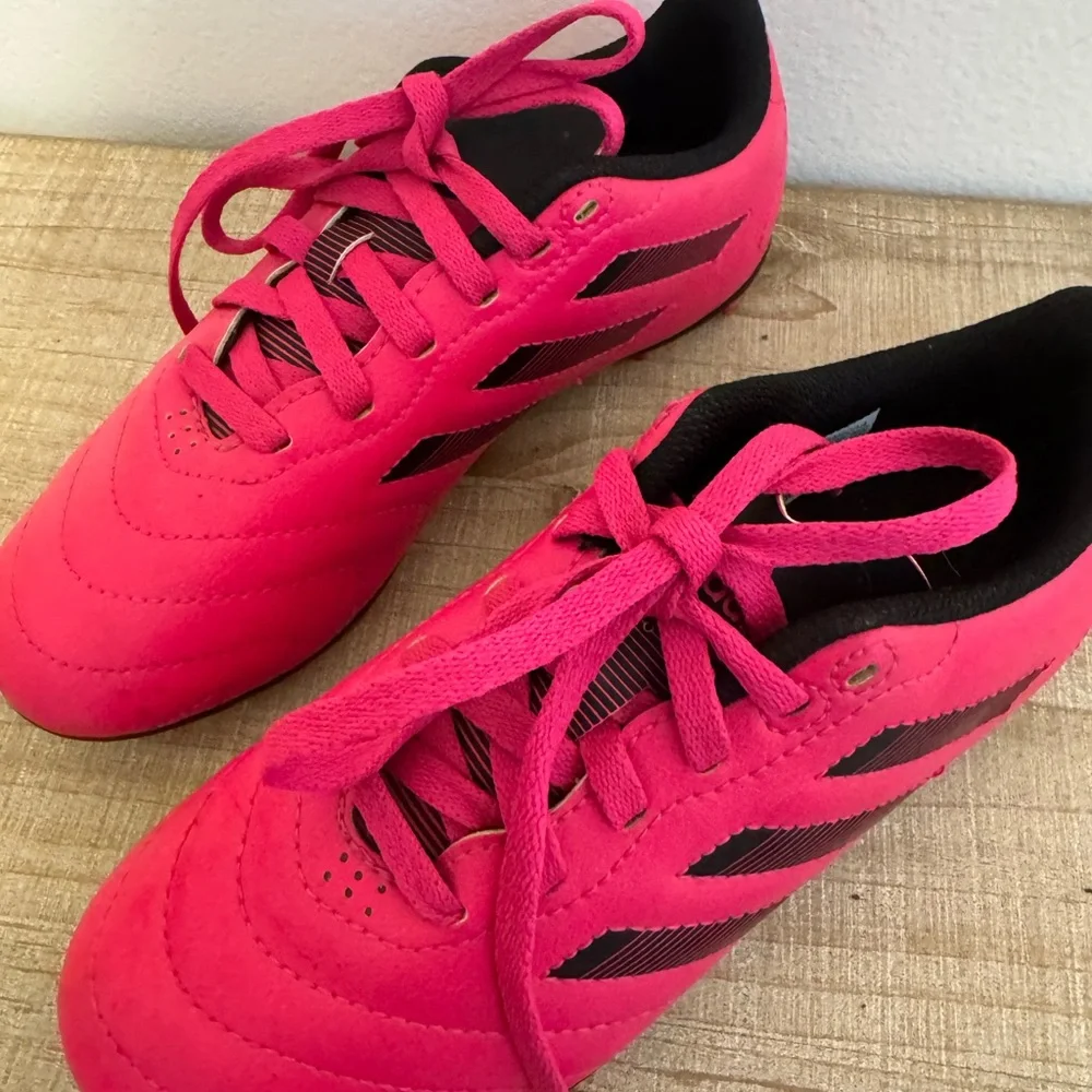 adidas Kids' Pink and Black Athletic Shoes - Picture 6 of 6